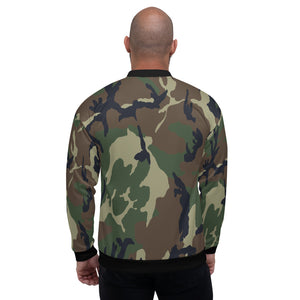 Camo Bomber Jacket - Fitness Stacks