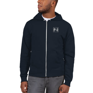 FS Embroidered Logo Zipper Hoodie Sweater - Fitness Stacks