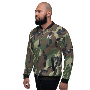 Camo Bomber Jacket - Fitness Stacks