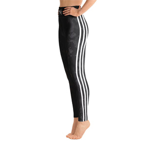 Stripe Black Camo Yoga Leggings