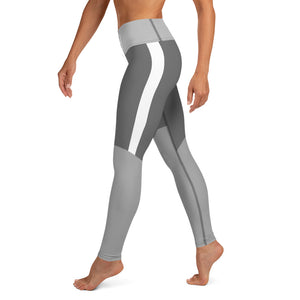 Grey Scale Yoga Leggings - Fitness Stacks