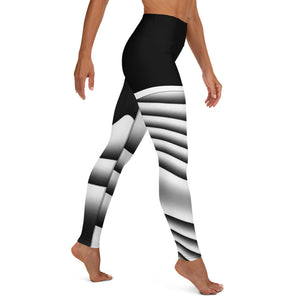 Parametric Curves Yoga Leggings - Fitness Stacks