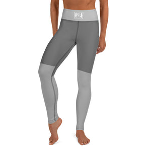 Grey Scale Yoga Leggings - Fitness Stacks